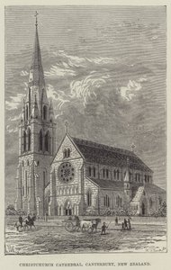 Christchurch Cathedral, Canterbury, New Zealand by Frank Watkins